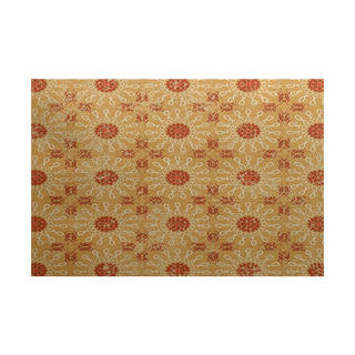 Sun Tile Geometric Print Indoor/ Outdoor Rug (5' x 7')