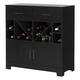 South Shore Vietti Bar Cabinet with Bottle Storage and Drawers - Thumbnail 2