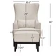 Capella Highback Wing Lounge Chair with Footstool by iNSPIRE Q Artisan - Thumbnail 7