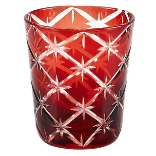 Starlight Glass Ruby Tumbler
