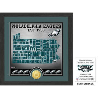 Philadelphia Eagles "State" Bronze Coin Photo Mint