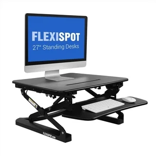 FlexiSpot Height-adjustable Black 27-inch Standing Desk Riser