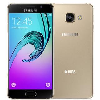 Samsung Galaxy A7 (2016) Duos SM-A7100 Gold International-version 16GB Dual -SIM Unlocked GSM Smartphone (No Warranty)