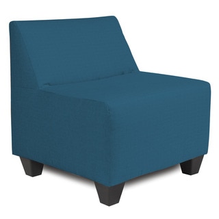 Seascape Turquoise Wood/Foam Low-Back Pod Chair