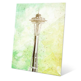 'Space Needle Green' Wall Graphic on Glass