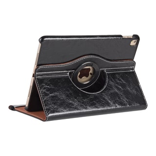 Apple iPad Pro Leather 9.7-inch 360-degree Rotating Stand Flip Case With Strap