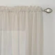 Miller Curtains Preston 63-inch Rod Pocket Sheer Curtain Panel - 52 x 63 - 52 x 63 - Thumbnail 22