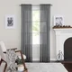 Miller Curtains Preston 63-inch Rod Pocket Sheer Curtain Panel - 52 x 63 - 52 x 63 - Thumbnail 9