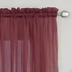 Miller Curtains Preston 63-inch Rod Pocket Sheer Curtain Panel - 52 x 63 - 52 x 63 - Thumbnail 23
