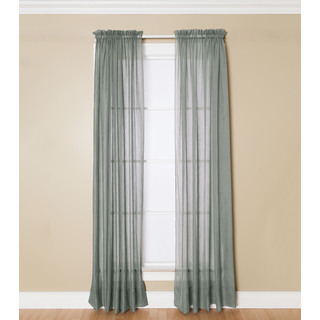 Miller Curtains Preston 63-inch Polyester Rod Pocket Sheer Curtain Panel