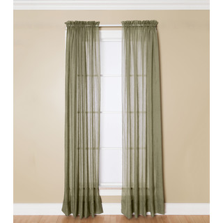 Miller Curtains Preston Sheer 108-Inch Rod Pocket Curtain Panel