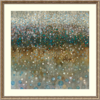 Framed Art Print 'Abstract Rain' by Danhui Nai 34 x 34-inch