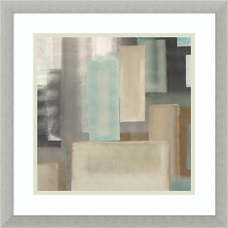 Framed Art Print 'Aqua II' by Italo Corrado 17 x 17-inch