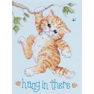 Hang In There Counted Cross Stitch Kit