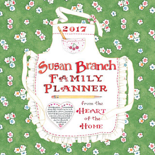 2017 Susan Branch Family Planner 12-month Wall Calendar