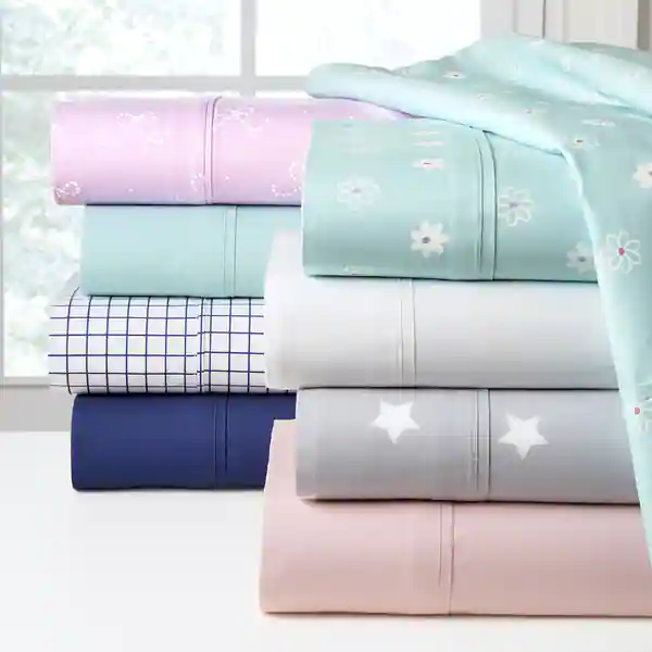 Porch & Den Ligonier Combed Cotton Percale Bed Sheet Set