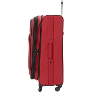 Heritage 'Wicker Park' 28-inch Expandable Spinner Upright Suitcase