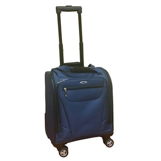 Kemyer Under Seater Navy Carry-on Spinner Tote Bag