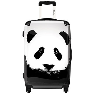 iKase 'Panda' 20-inch Fashion Hardside Carry-on Spinner Suitcase