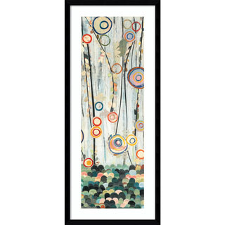 Framed Art Print 'Blooming Meadow II: Floral' by Candra Boggs 14 x 33-inch