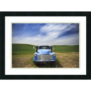 Framed Art Print 'Old Truck Palouse' by Jason Savage 24 x 18-inch