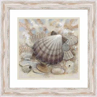 Framed Art Print 'Beach Prize II: Seashell' by Arnie Fisk 19 x 19-inch