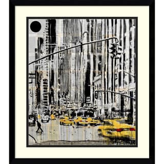 Framed Art Print 'Somewhere in New York City' by Loui Jover 20 x 23-inch