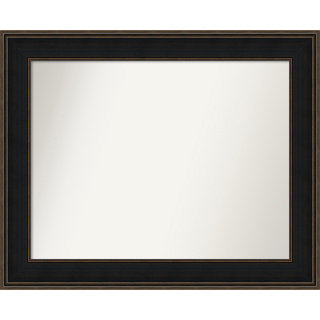 Wall Mirror Choose Your Custom Size - Medium, Mezzanine Espresso Wood