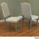 Thumbnail 5, Maceda Linen Dining Chairs (Set of 2). Changes active main hero.