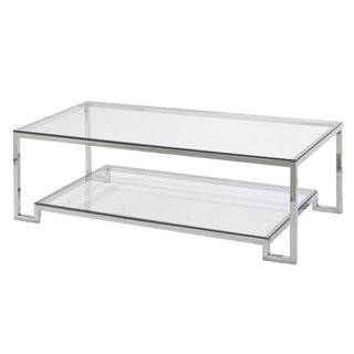 Large Demster Glass Coffee Table