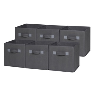 OneSpace Foldable Cloth Storage Cube Set (Pack of 6)