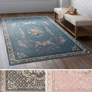 Meticulously Woven Los Polyester Rug (5' x 7'6)