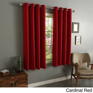 Aurora Home Thermal-insulated Blackout 54-inch Grommet-top Curtain Panel Pair