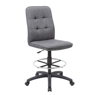 Boss Fabric Modern Ergonomic Drafting Chair