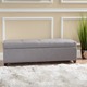 London Fabric Storage Ottoman Bench by Christopher Knight Home