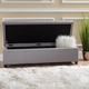 London Fabric Storage Ottoman Bench by Christopher Knight Home