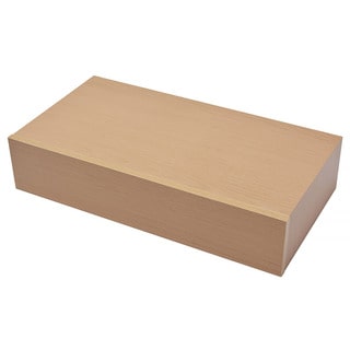Oak 9 7/8 -inch x 19-inch Shelf with Drawer