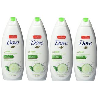Dove Go Fresh Cool Moisture 22-ounce Body Wash (Pack of 4)