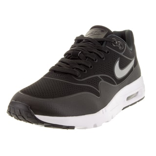Nike Women's Air Max 1 Ultra Moire Black/Black/Metallic Silver/White Running Shoe