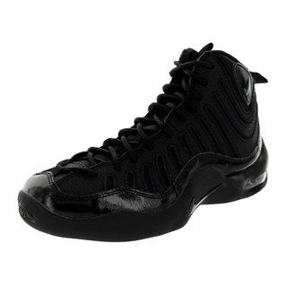 Nike Kid's Air Bakin' (Gs) Black/Black/Dark Grey Basketball Shoe