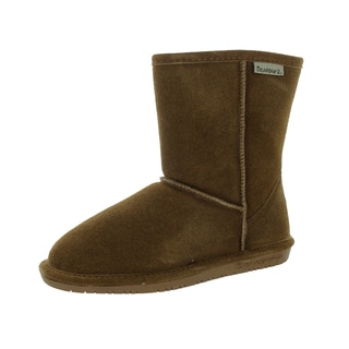 Bearpaw Kids' Emma 6.5-inch Brown Suede Hickory Boot