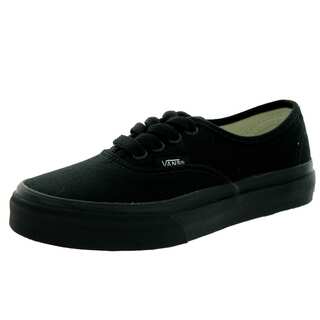Vans Kid's Authentic Black/Black Skate Shoe