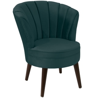 angelo:HOME Channel Seam Tub Chair in Mystere Peacock