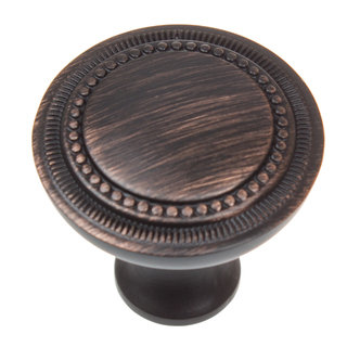 GlideRite 1.25-inch Oil Rubbed Bronze Hammered Cabinet Knobs (Pack of 10 or 25)