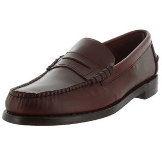 Sebago Men's Classic E Brown Oiled Waxy Loafers & Slip-Ons Shoe