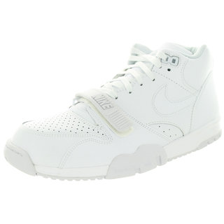 Nike Men's Air Trainer 1 Mid White/White/Pure Platinum Training Shoe