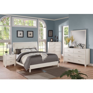 Acme Furniture Tyler 4-piece Cream and White Bedroom Set