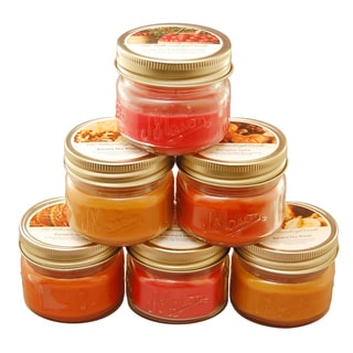 Harvest Collection 3-ounce Mason Jar Scented Candles (6 Count)