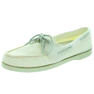 Sperry Top-Sider Women's Authentic Original 2-Eye Washed Ivory Boat Shoe
