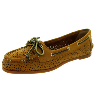 Sperry Top-Sider Women's Audrey Perfed Cognac Boat Shoe